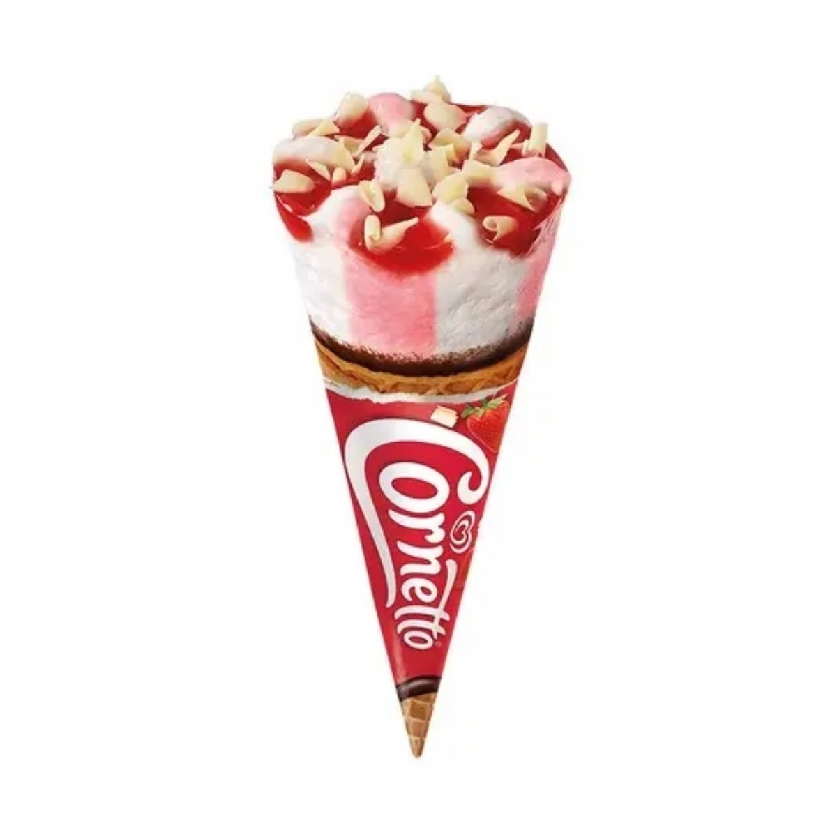 Algida Cornetto Çilek Vanilya 490 Ml