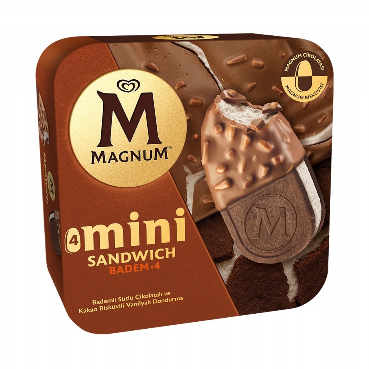 Algida Magnum Mini Sadwich Badem 400 Ml
