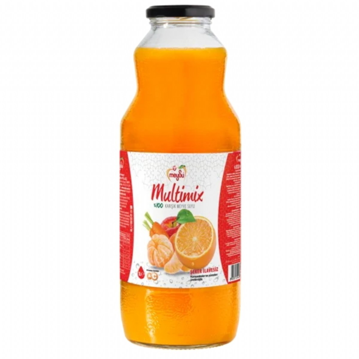 Meysu 100 Meyve Suyu Multimix 1 Lt Cam