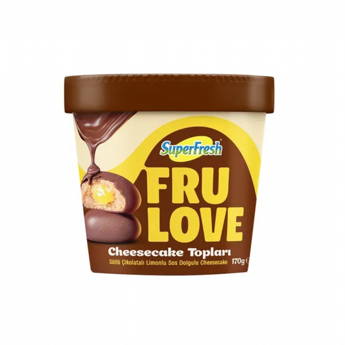 Süperfresh Frulove Limonlu Cheesecake Topları 170 Gr
