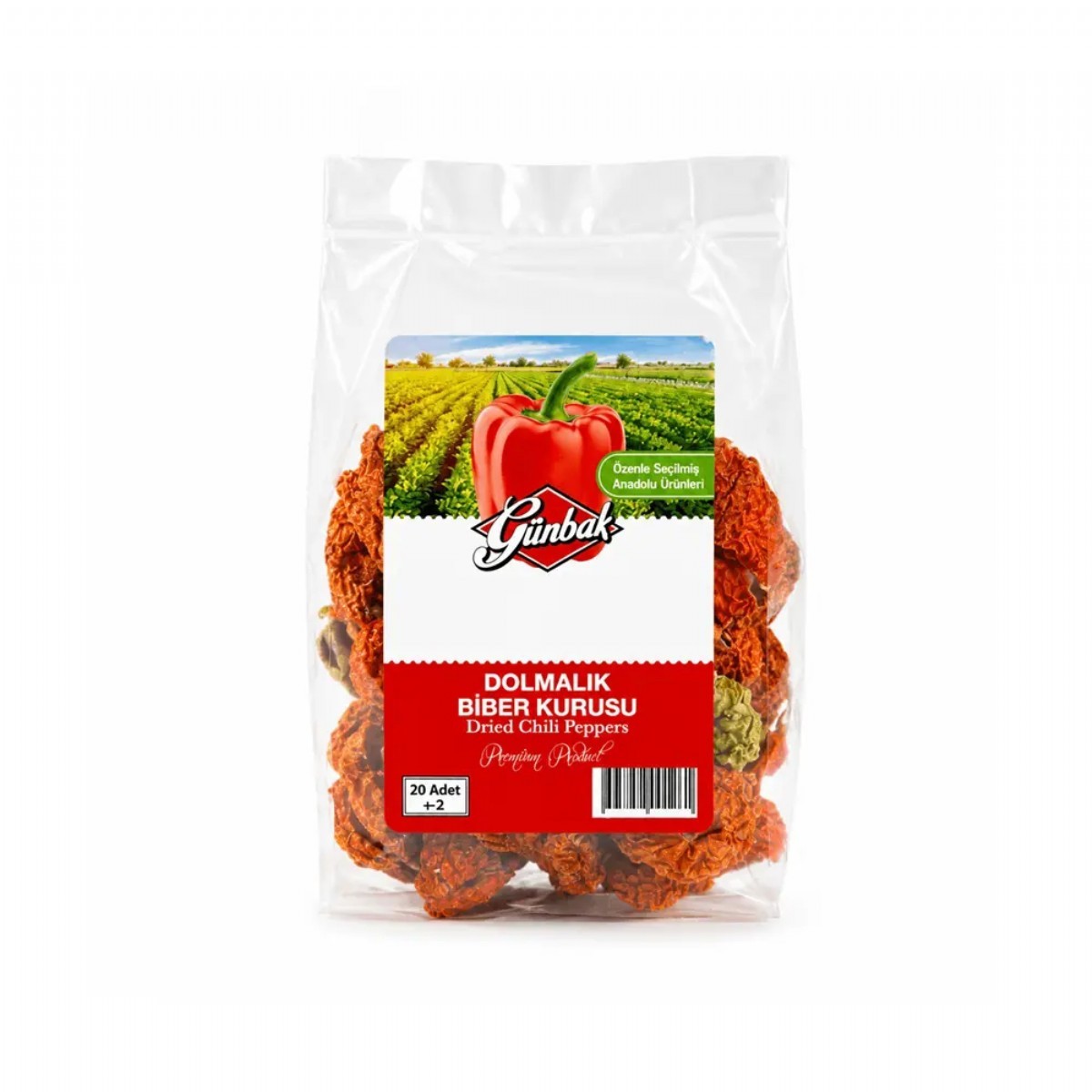 Günbak Dolmalık Biber Kurusu 20li