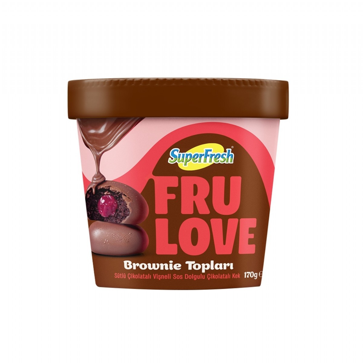 Süperfresh Frulove Vişneli Browni Topları 170 Gr