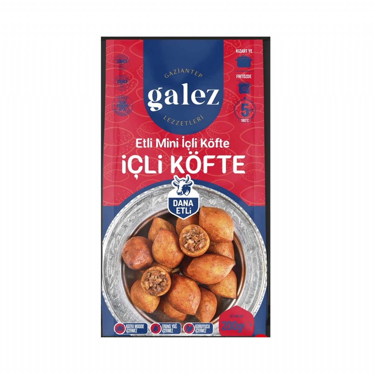 Galez Mini İçli Köfte Dana Etli 200 Gr