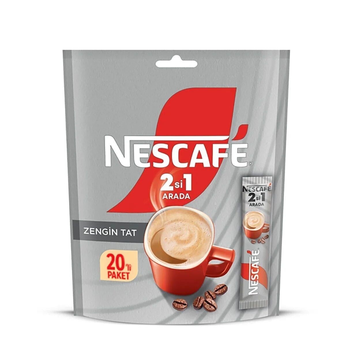 Nescafe 2si1 Arada Çözünebilir Kahve 20li Paket