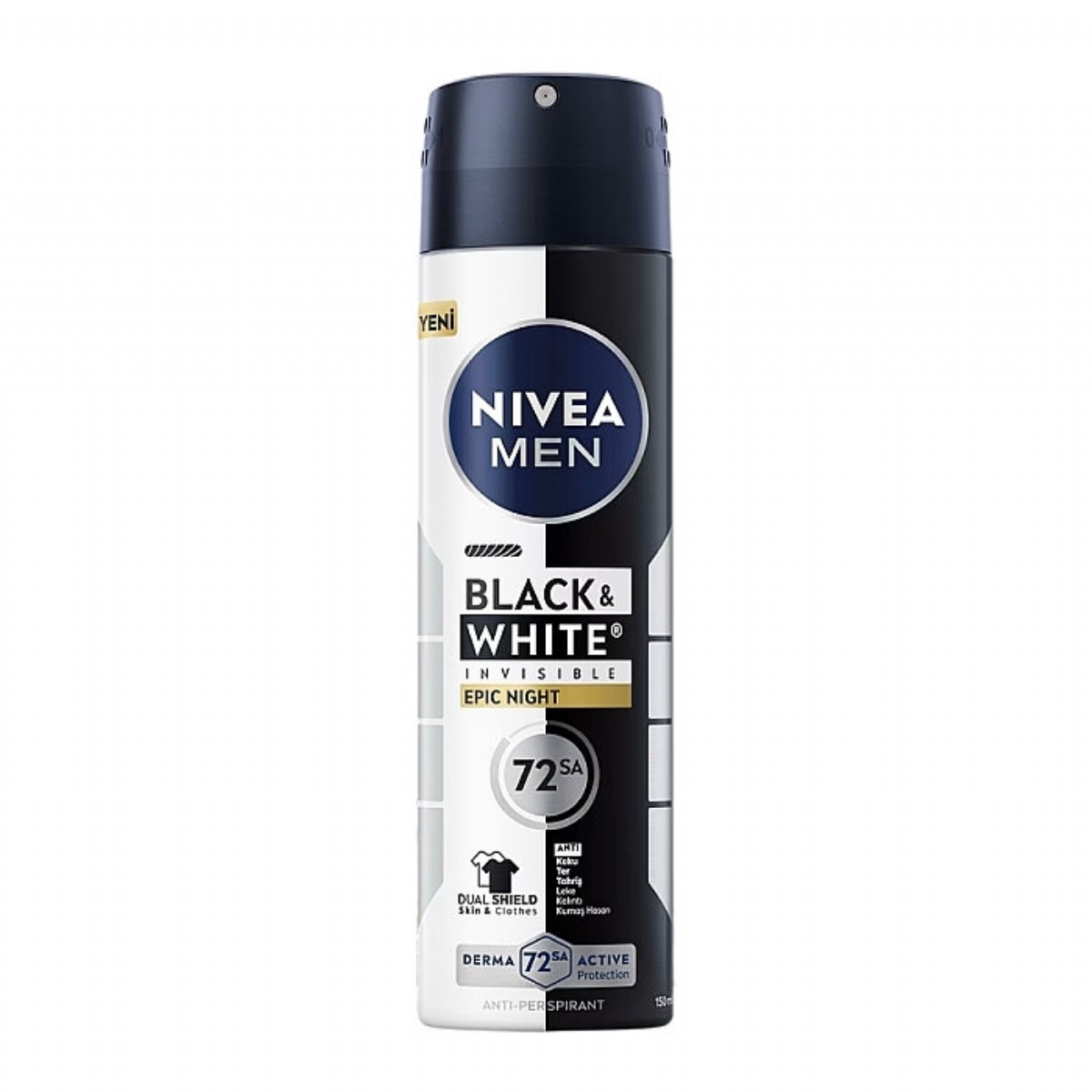 Nivea Deodorant Sprey BW Epic Night Erkek 150 Ml