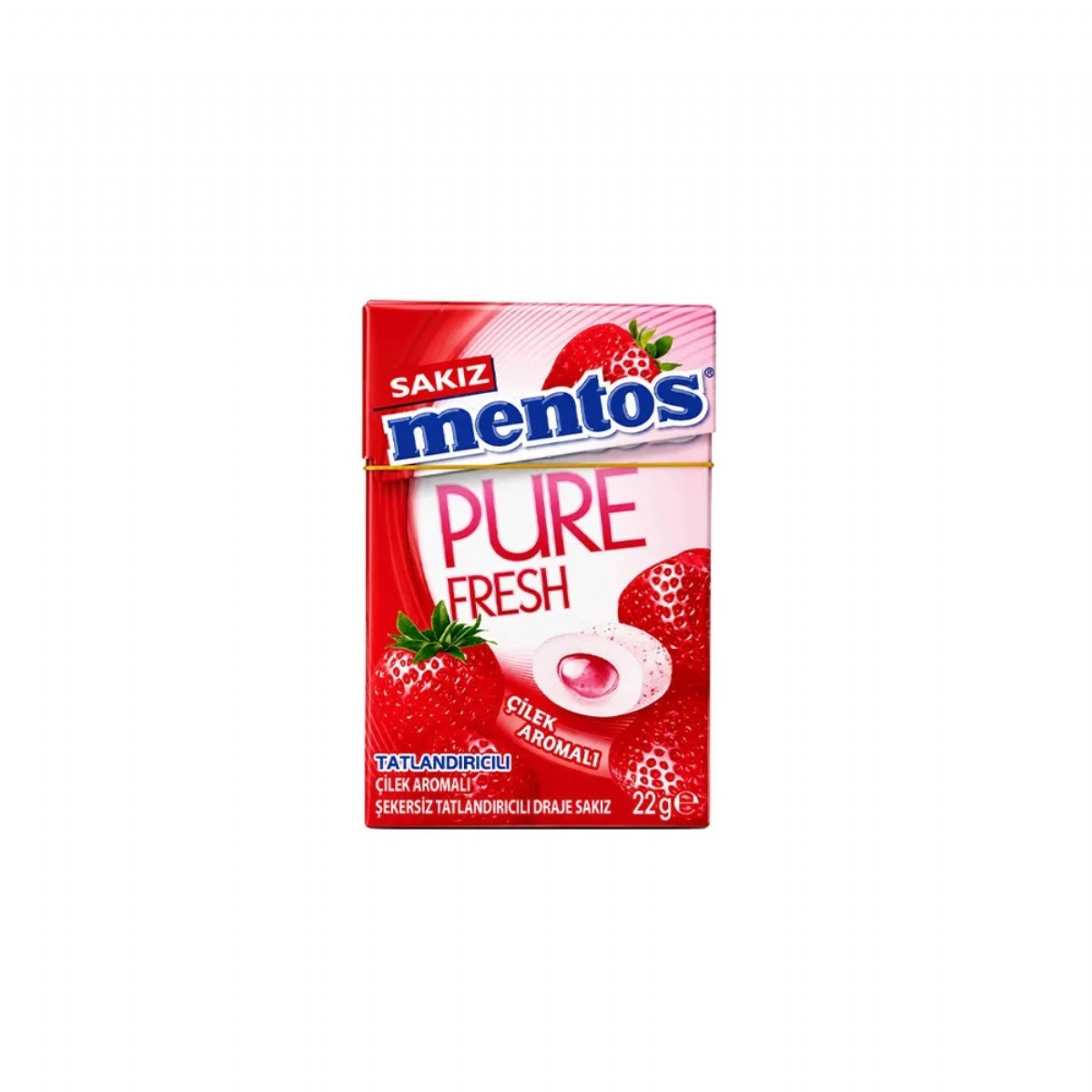 Mentos Pure Fresh Kutu Çilek 22 Gr
