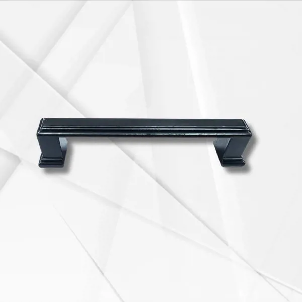 Marelli BELLO BLACK siyah 128 mm mobilya dolap kulbu - Marelli - Ürün Görseli 1