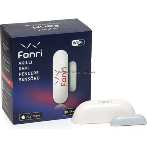 Fonri WI-FI kablosuz çift taraflı manyetik kontak (kapı - pencere kontağı) - Ürün Görseli 1