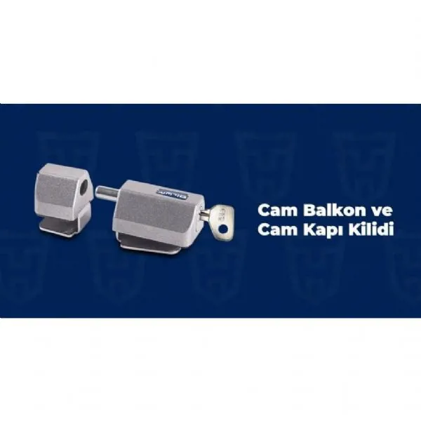 Ofer cam kapılar ve cam balkonlar için GÜVENLİKLİ emniyet kilidi (YENİ TİP) - Ürün Görseli 1