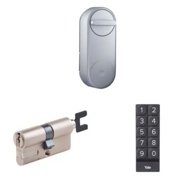 Yale Linus akıllı kilit + ayarlanabilir silindiri + akıllı tuş takımı  - Ürün Görseli 1