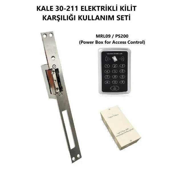 Kale 30-211 elektrikli kilit karşılığı kullanım seti - Kale Kilit - Ürün Görseli 1