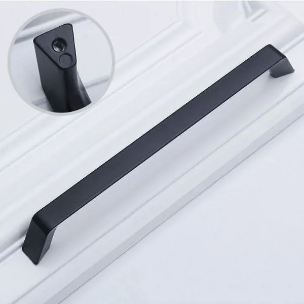 Marelli TERRA BLACK siyah 192 mm mobilya dolap kulbu - Marelli - Ürün Görseli 1