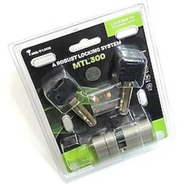 Mul-t-lock (multilock, multlock) integratör MTL300 İKİLİ SET - TUZAKLI patentli anahtarlı barel - Mul-t-lock (multlock) kapı kilitleri - Ürün Görseli 1