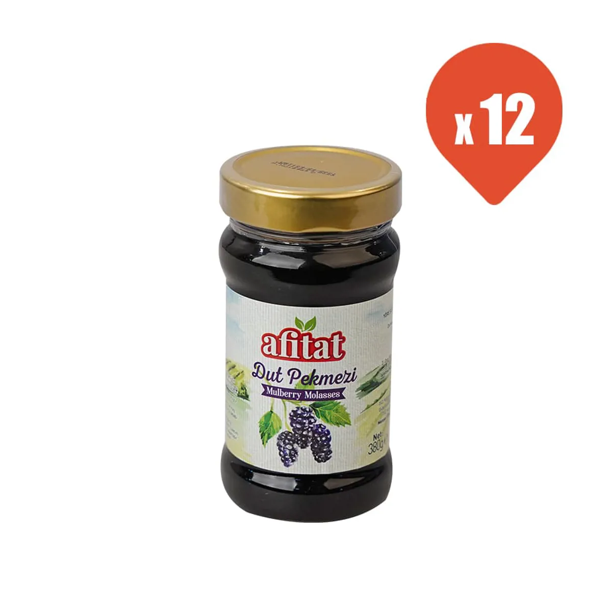 Afitat Dut Pekmezi 380 gr x 12 - Afitat - Ürün Görseli 1