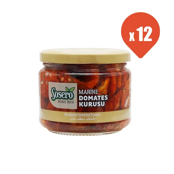 Sosero Domates Kurusu 300 gr x 12 - Sosero - Ürün Görseli 1