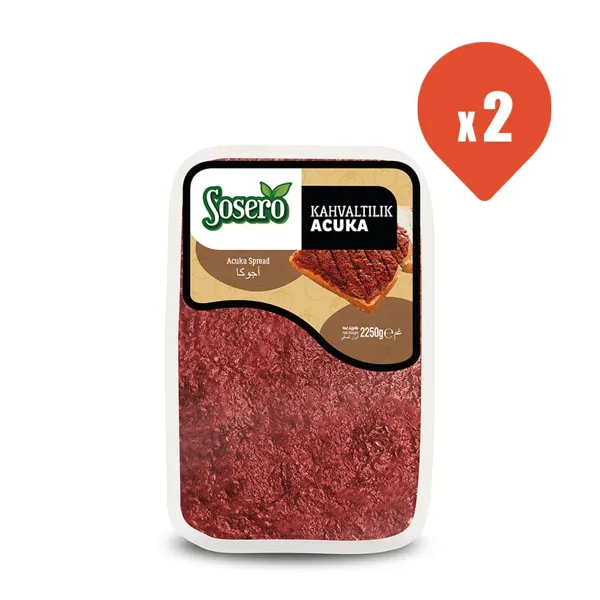 Sosero Kahvaltılık Acuka 2250 gr x 2 - Sosero - Ürün Görseli 1