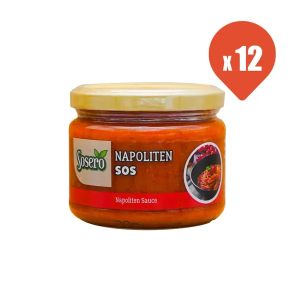 Sosero Napoliten Sos 300 gr x 12 - Sosero - Ürün Görseli 1