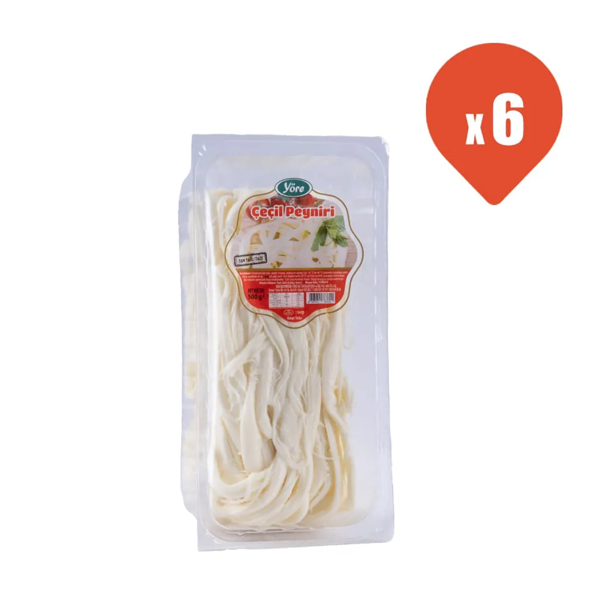 Yöre Telli Eritme Peyniri 500 gr x 6 - Yöre - Ürün Görseli 1