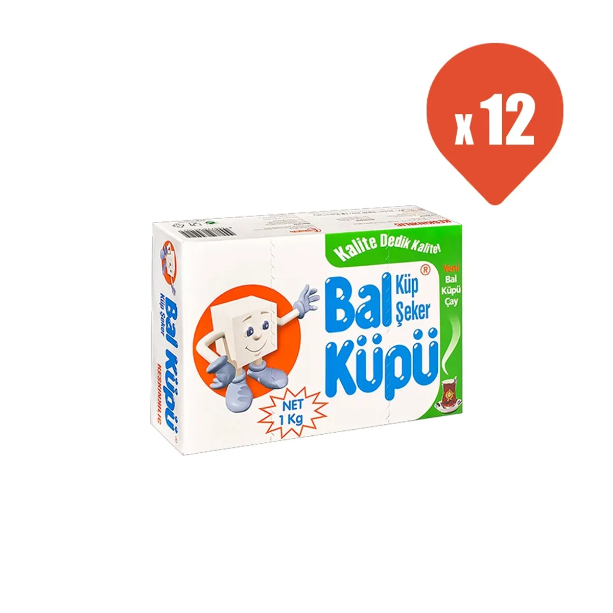 Bal Küpü Küp Şeker 1 kg x 12 Adet - Bal Küpü - Ürün Görseli 1