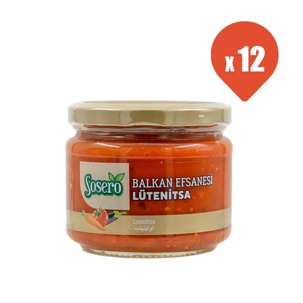Sosero Lütenitsa Balkan Sosu 300 gr x 12 - Sosero - Ürün Görseli 1