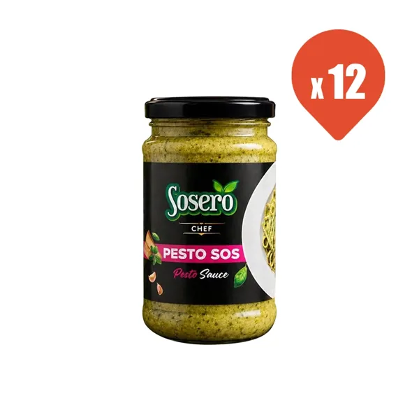 Sosero Pesto Sos 190 gr x 12 - Sosero - Ürün Görseli 1
