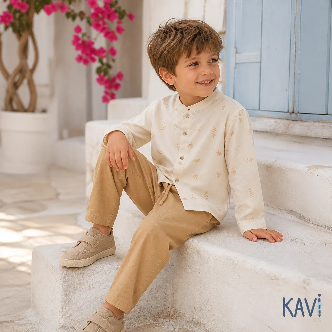 KaviKids_Orman_Desenli_Gömlek_Pantolon (2)