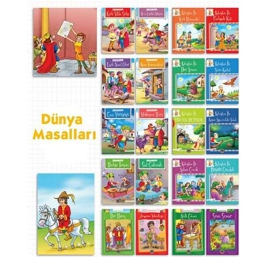 4E DUNYA MASALLARI A4 1.SINIF COCUK 153-00-169