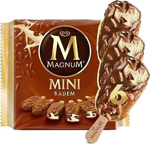 Algida Mini Magnum Badem 5+1 345 Ml