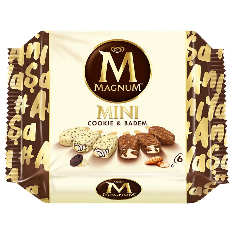 Algida Mini Magnum Cookie&amp;amp;Badem 345 Ml