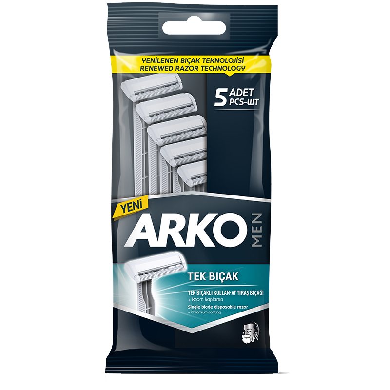 Arko Traş Bıçağı Bic T2 5 Lı Poşet