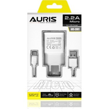 Auris Ars-2.2A Micro Şarj Cihazı