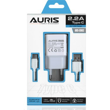 Auris Ars-2.2A Tye-C Şarjl Cihazı