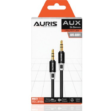 Auris Ars-Auo01 2 Plug Aux Kablo