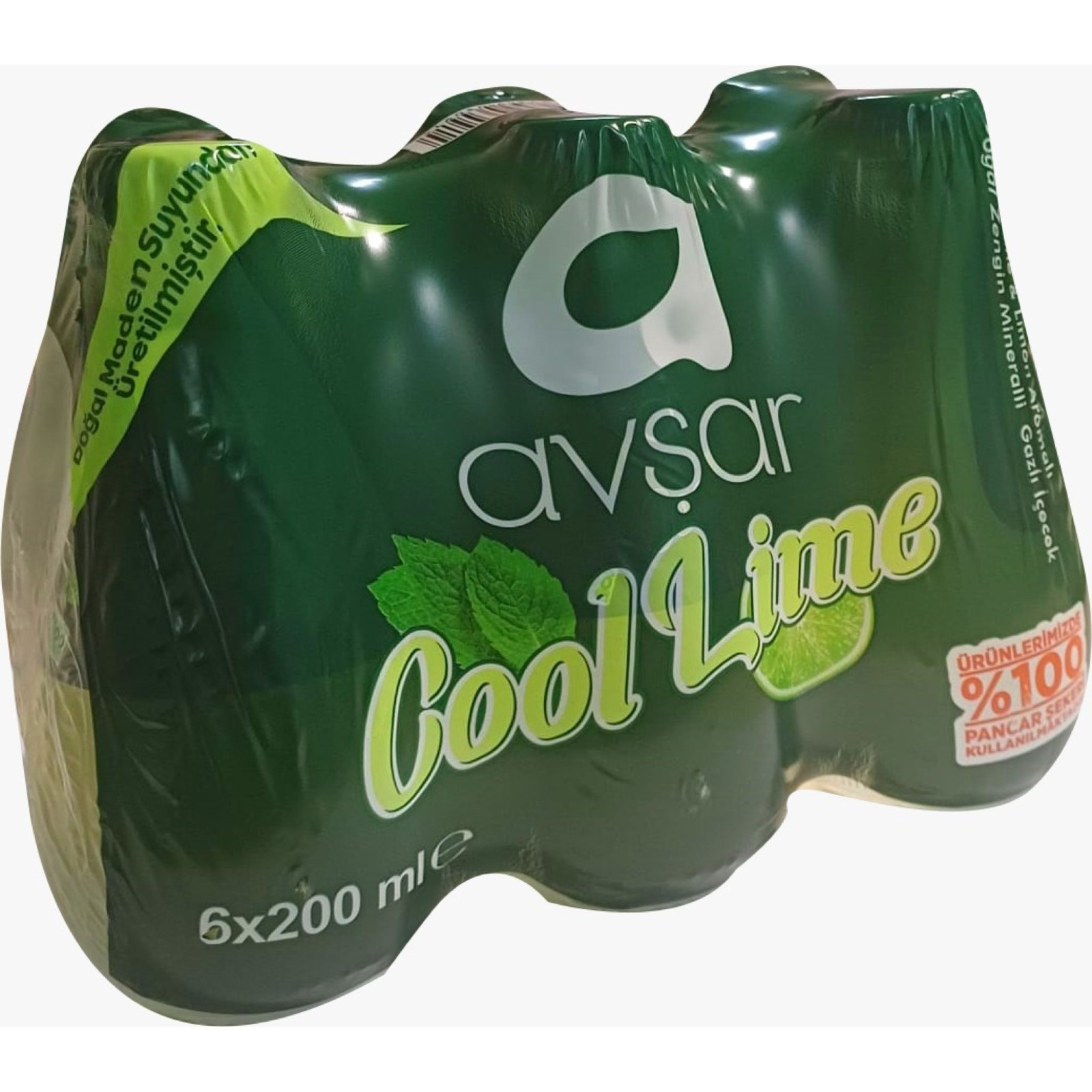 Avşar Maden Suyu 200 Ml*6 Lı Cool Lime