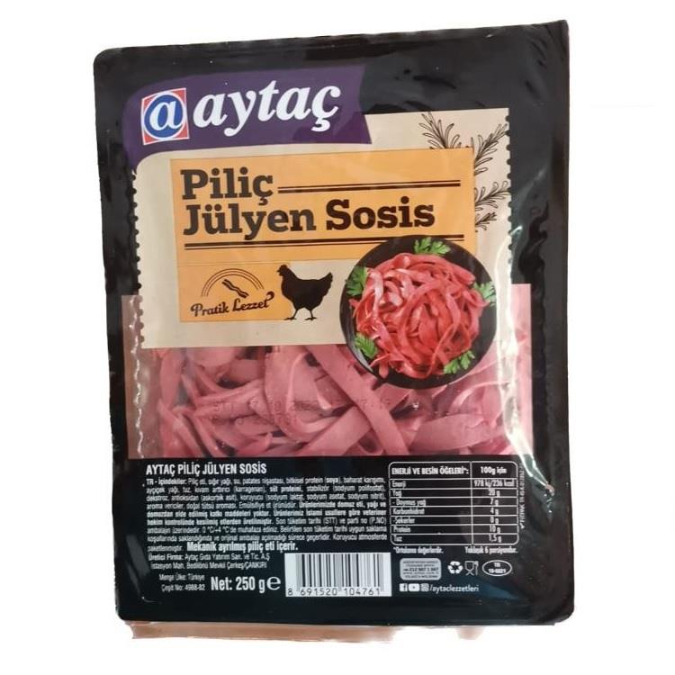 Aytaç Sosis Piliç Julyen 250 Gr
