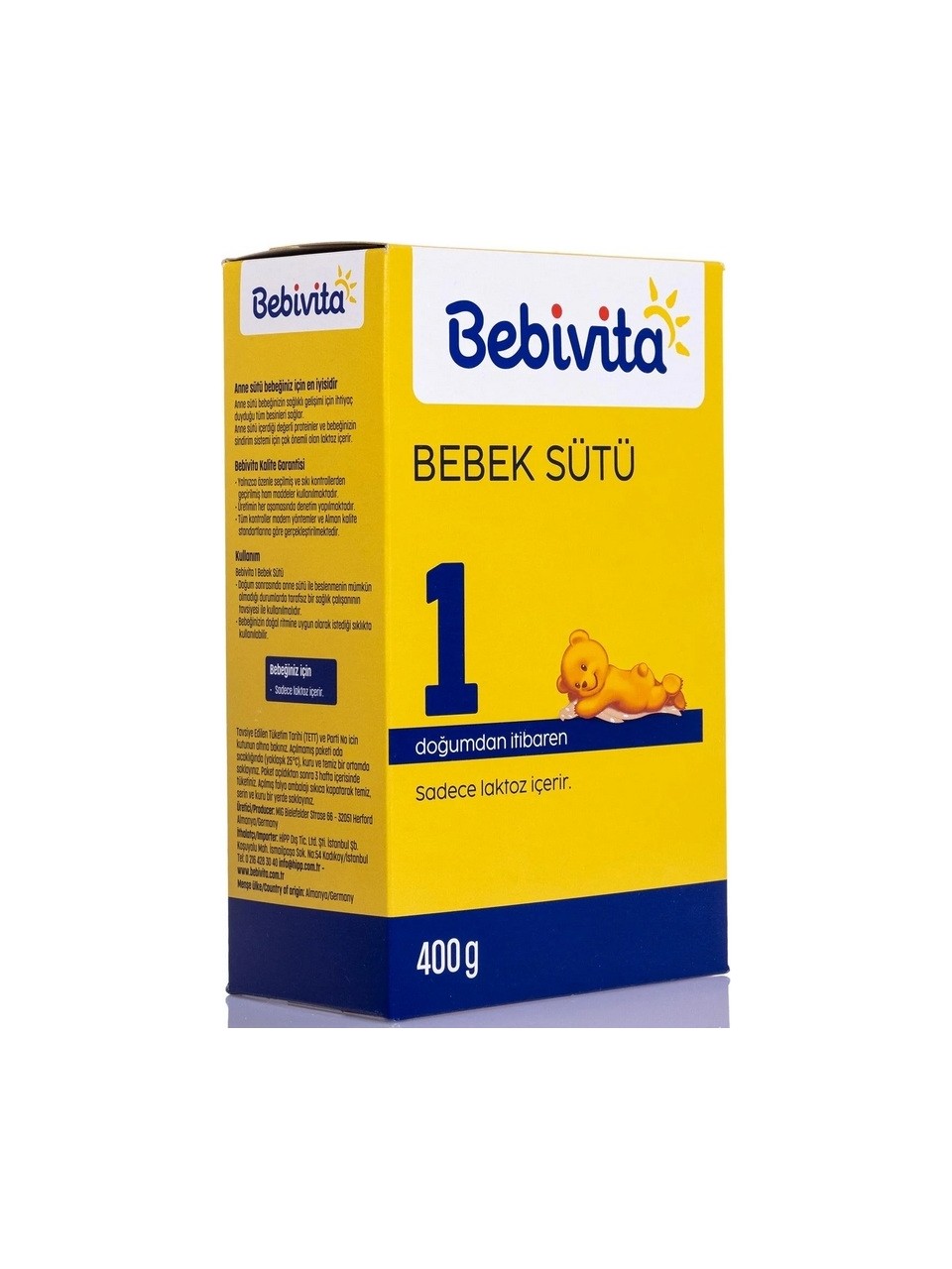 Bebevita 1 Bebek Sütü 400 Gr