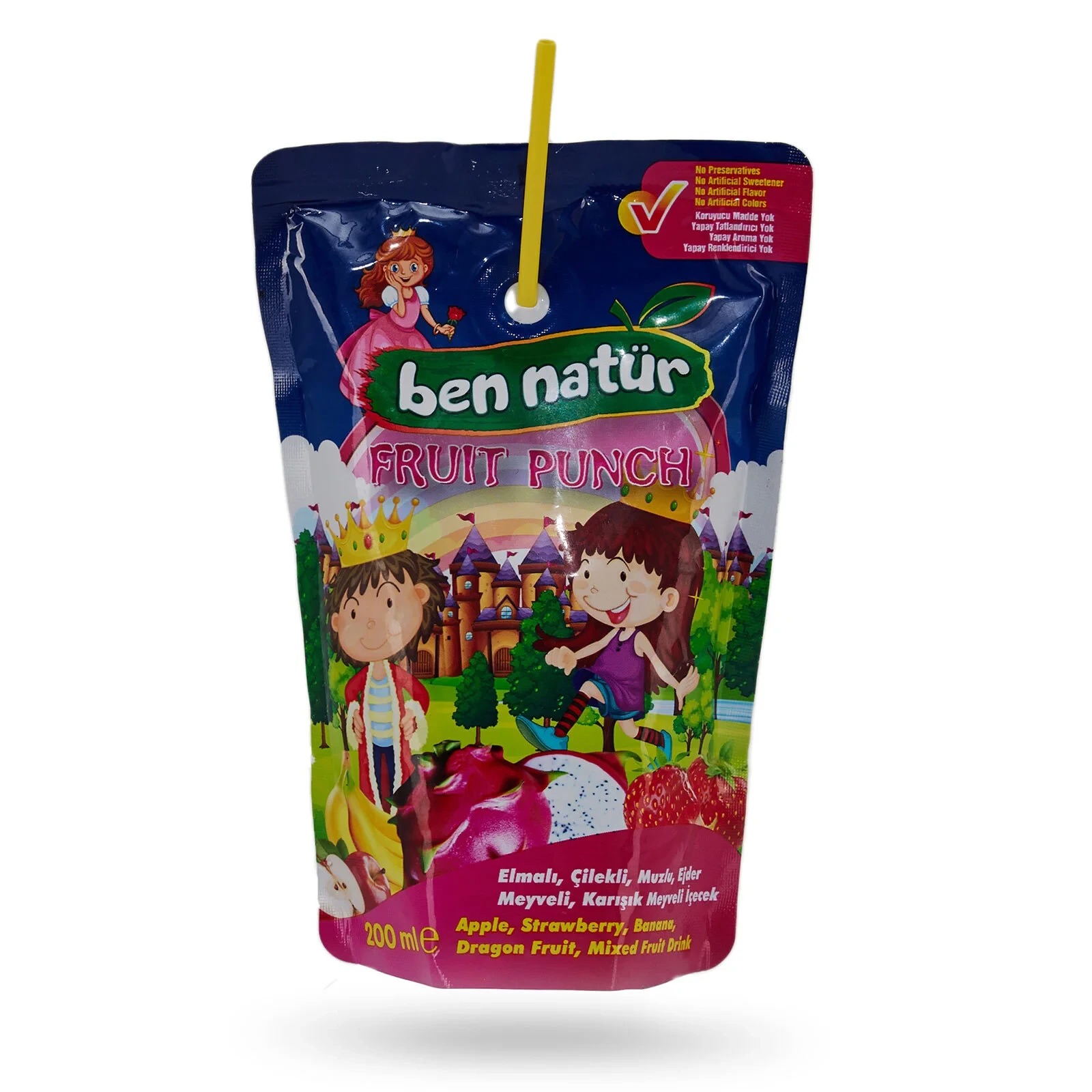 Ben Natur 200 Ml Fruit Punch