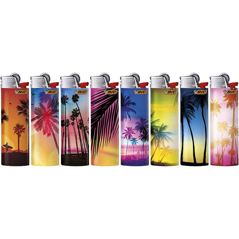 Bic J5 Mini Taşlı Çakmak Desenli