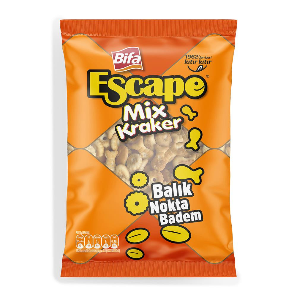 Bifa Escape Mix (Blk Nok Bad) Kraker 150 Gr