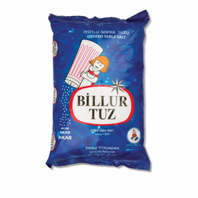Billur Tuz İyotlu 750 Gr