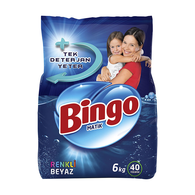 Bingo Auto Kons 6 Kg Renkli&amp;amp;Beyaz