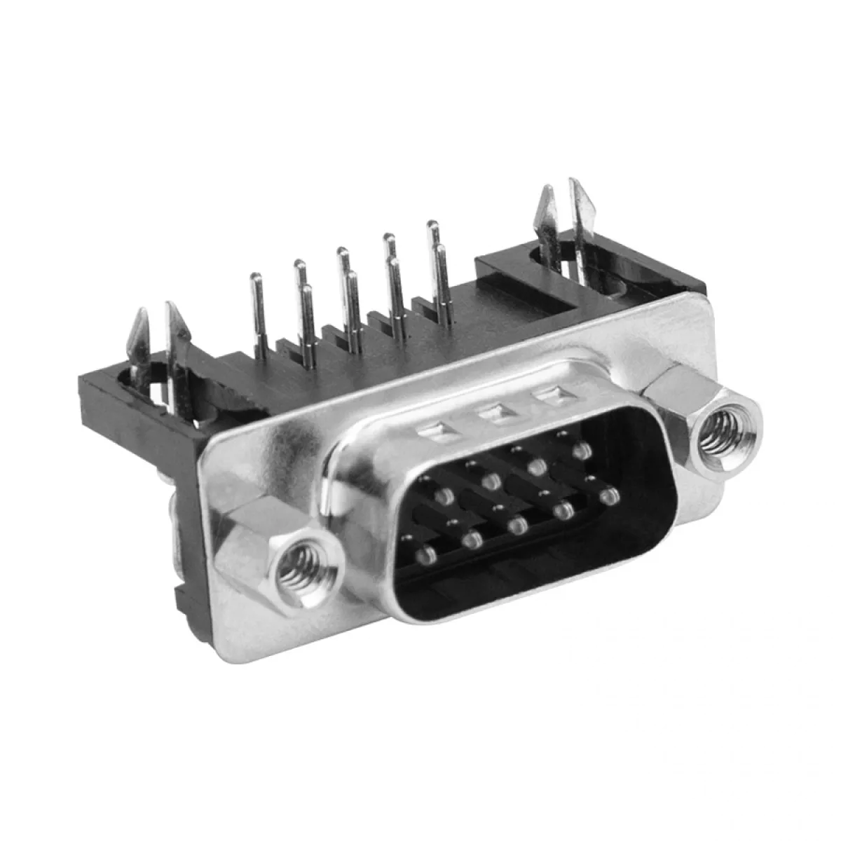 9 Pin Erkek D-Sub Konnektör - 90 Derece - OEM - Ürün Görseli 1