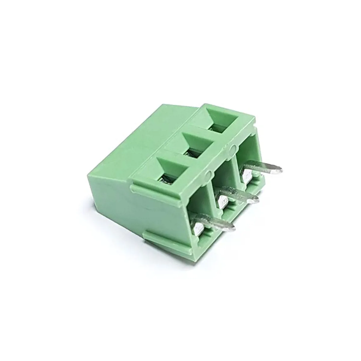 3 Pin 1 No 5.08mm Yeşil Klemens - ZHONGBA - Ürün Görseli 1
