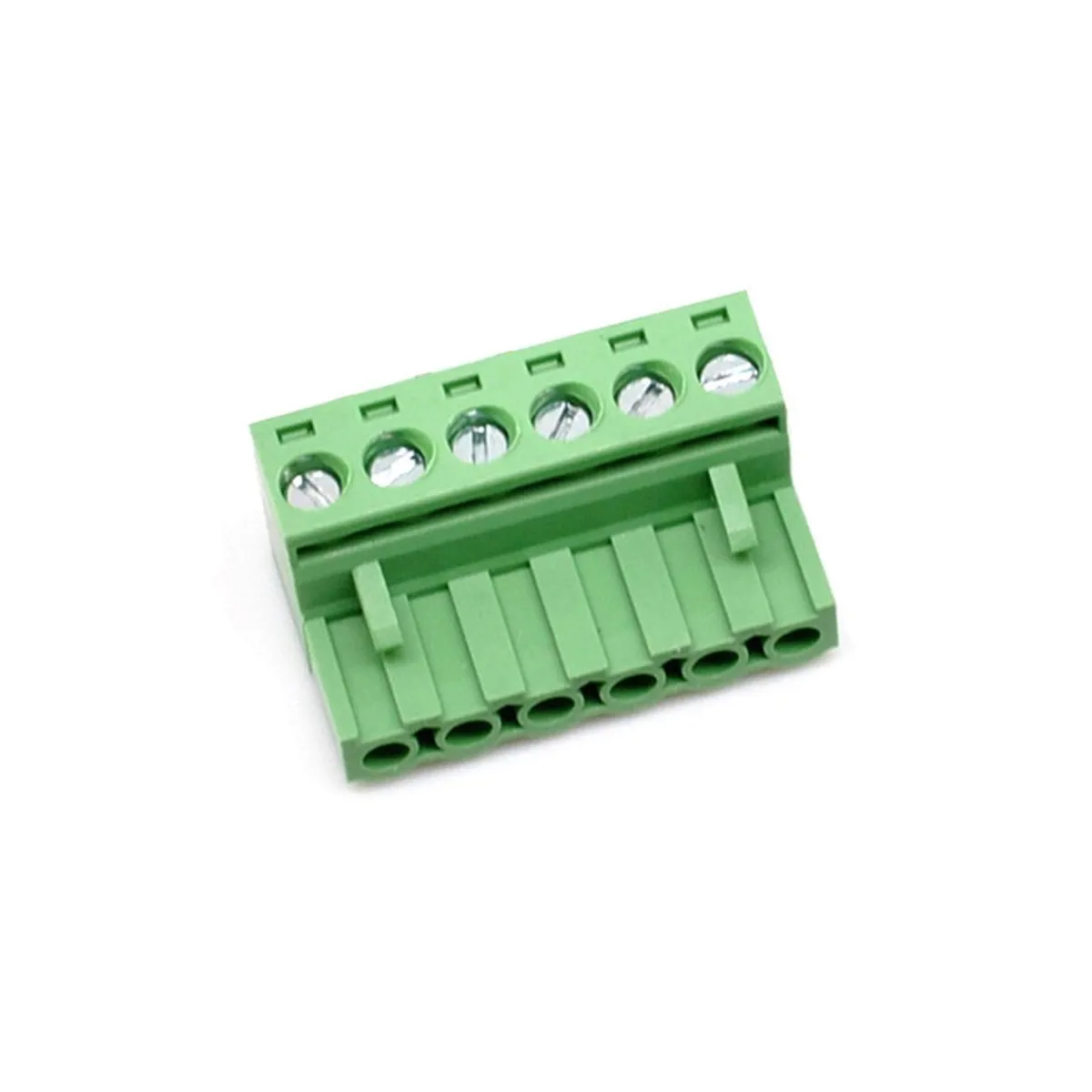 6 Pin 5.08mm dişi Geçmeli Yeşil Klemens - KAİFENG - Ürün Görseli 1