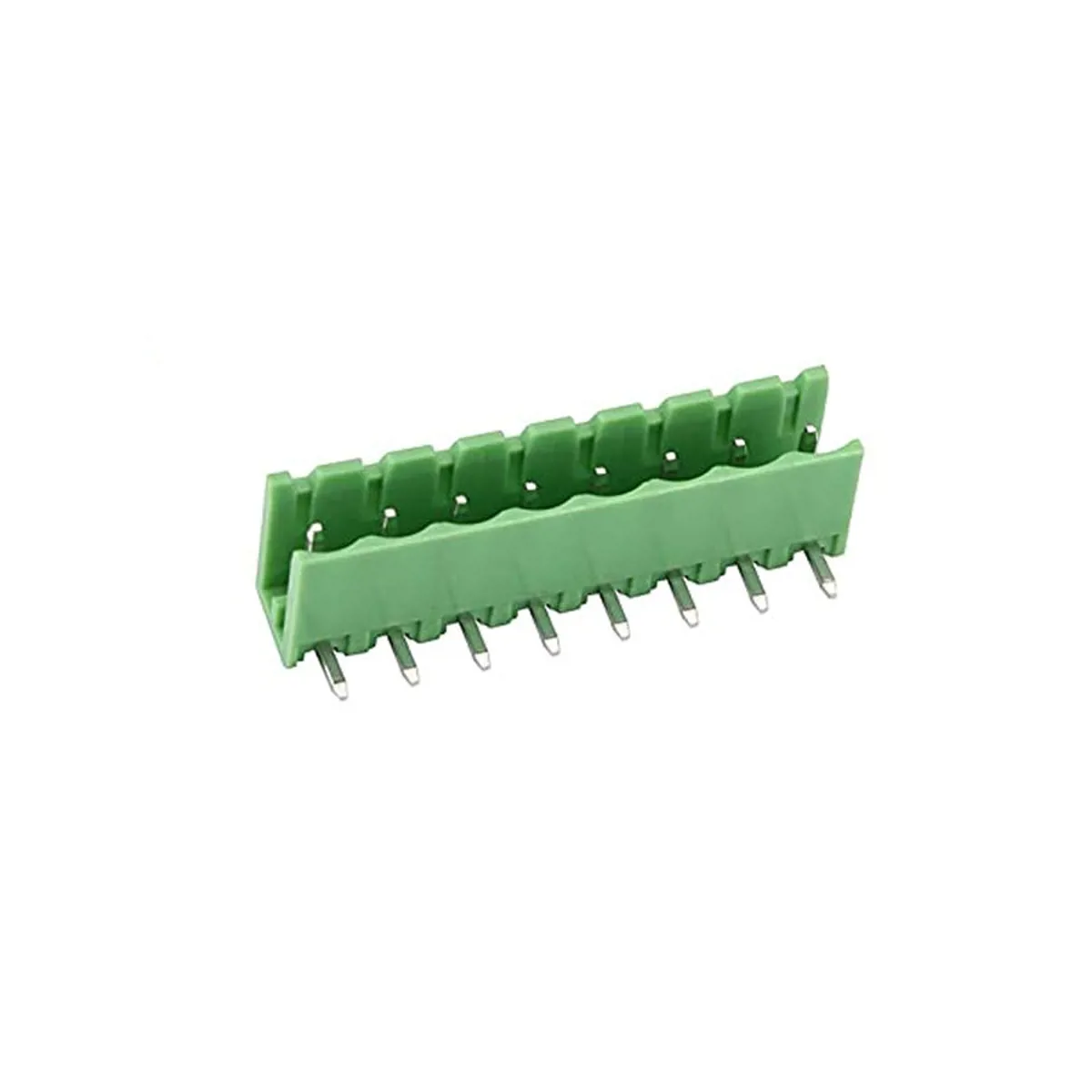 PCB TİP 8 Pin 5.08mm 90C Erkek Geçmeli Yeşil Klemens - KAİFENG - Ürün Görseli 1