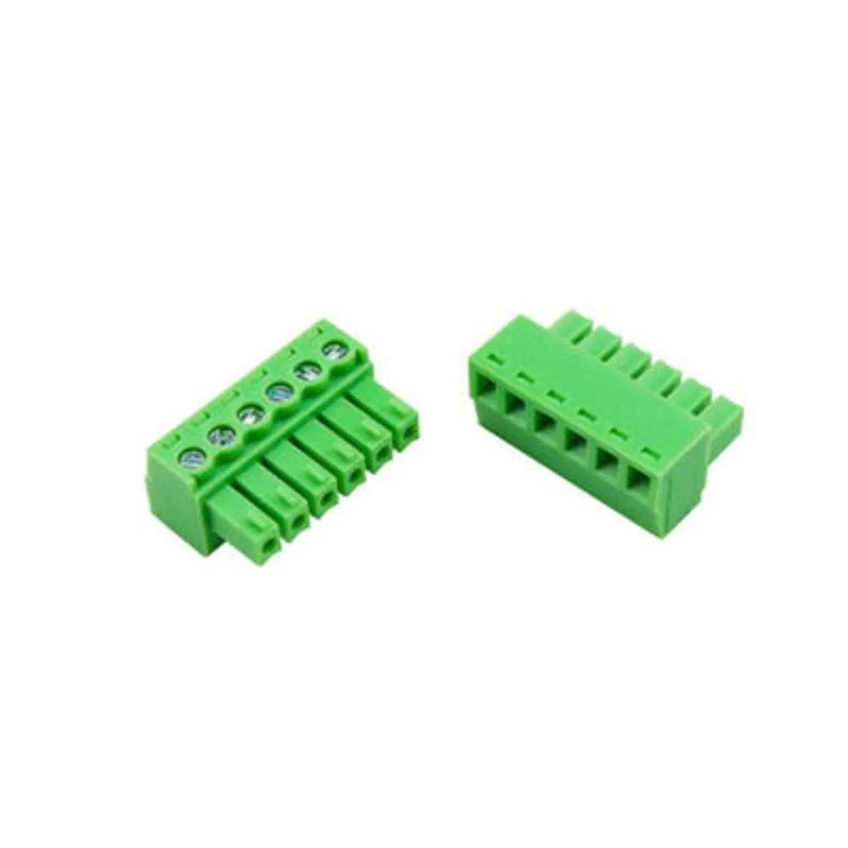 6 Pin 3.81mm DİŞİ Geçmeli Yeşil Klemens - KAİFENG - Ürün Görseli 1