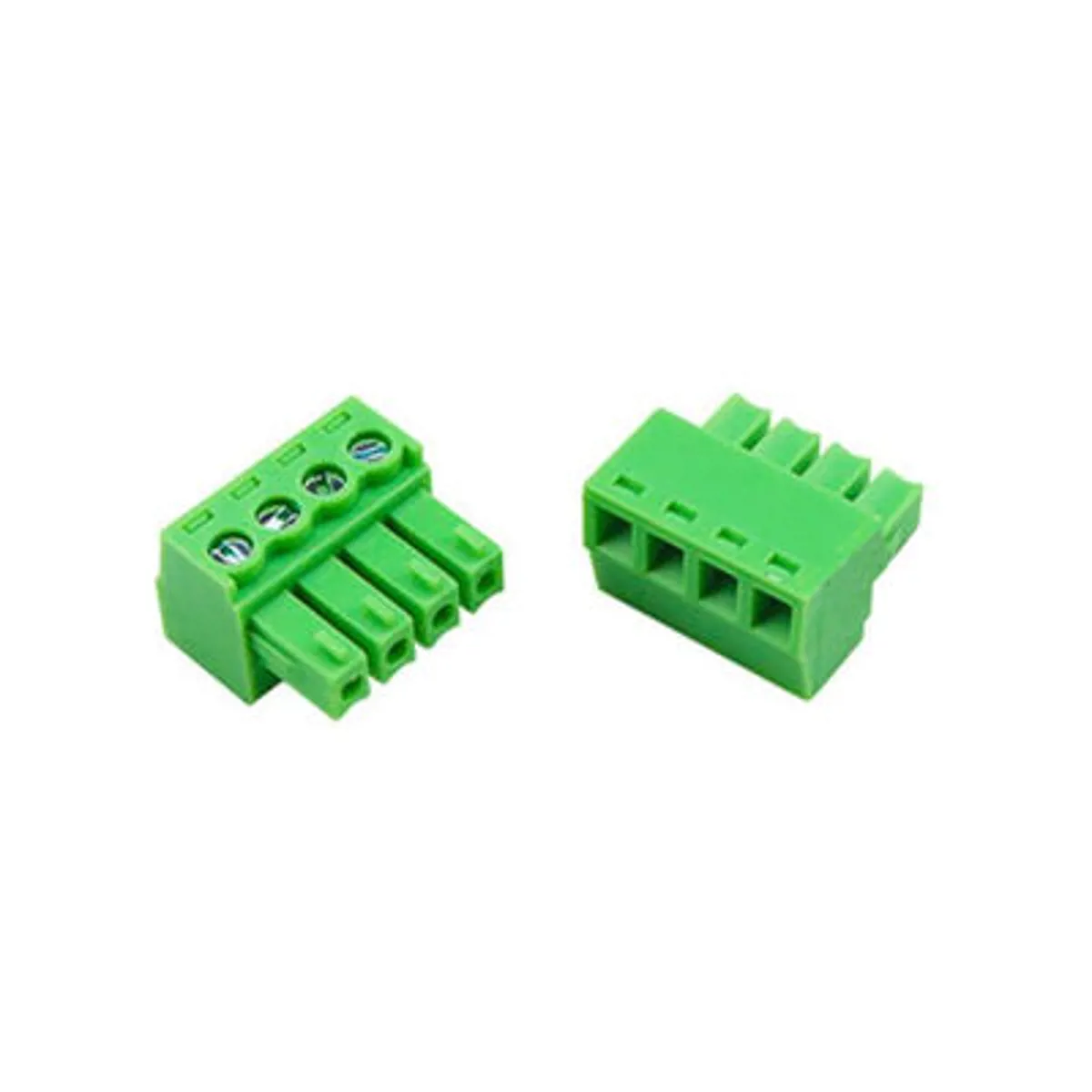 4 Pin 3.81mm DİŞİ Geçmeli Yeşil Klemens - KAİFENG - Ürün Görseli 1