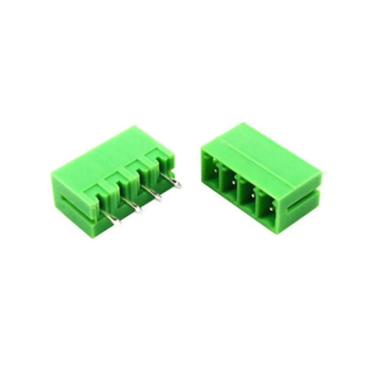 PCB TİP 4 Pin 3.81mm 180° Erkek Geçmeli Yeşil Klemens - KAİFENG - Ürün Görseli 1