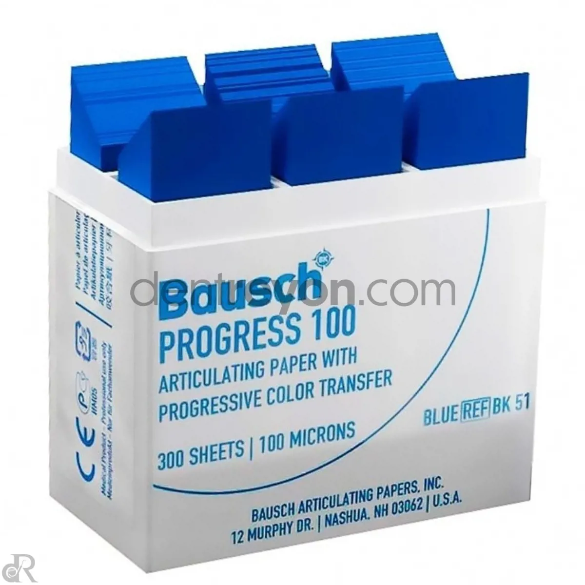 Bausch Artikülasyon Kağıdı Düz 100µ (300'lü) - Bausch - Ürün Görseli 1