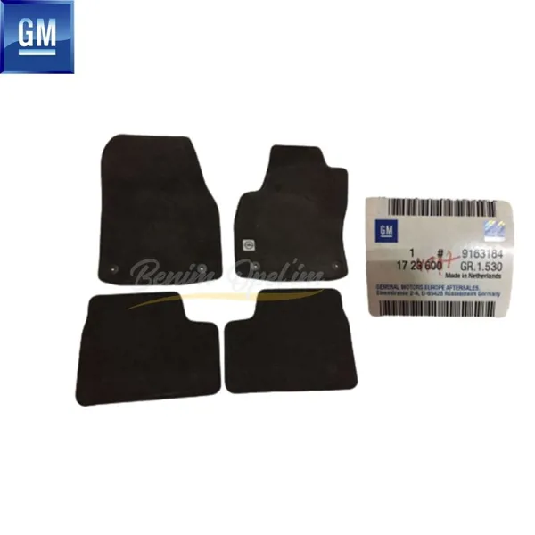 Opel Astra H Halı Paspas Takımı GM Orijinal 1723600 - 9163184 - GM / PSA Orijinal - Ürün Görseli 1